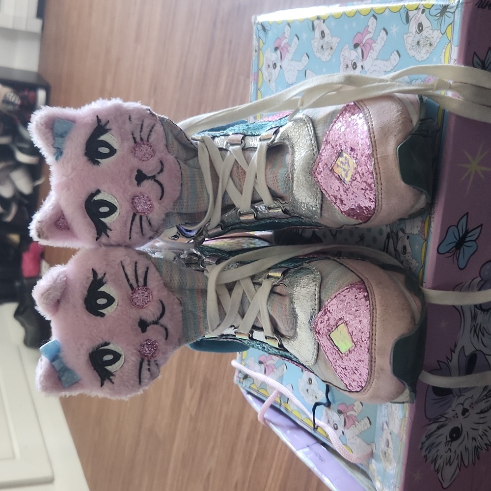 Irregular Choice kitty hi tops